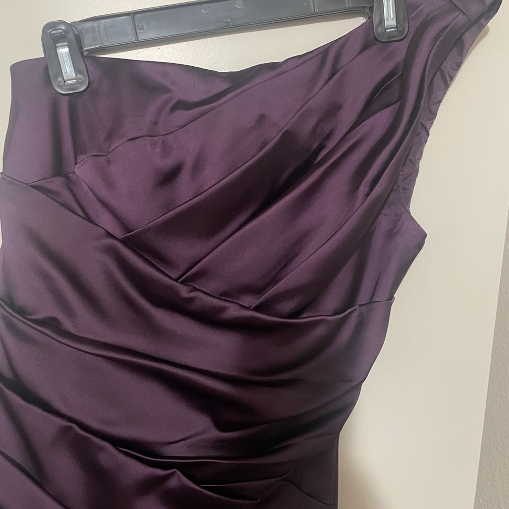 David bridal; Purple formal dress